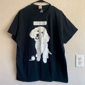 Large black “Sup Dood” doodle tshirt
